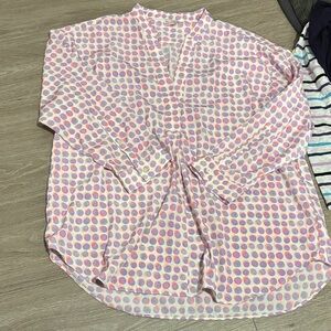GAP Vibrant Polka Dot Shirt